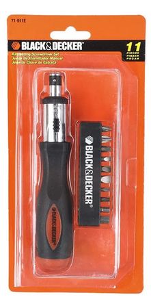 Atornillador C/11 Piezas 71-911e Black & Decker