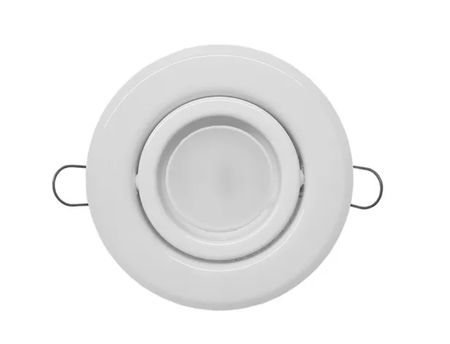 Pack X10 Spot Embutir Led Redondo Luz 7W Calida Blanco