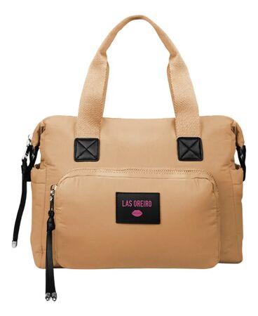 Cartera De Mujer Las Oreiro Original Nylon Amplia Capacidad