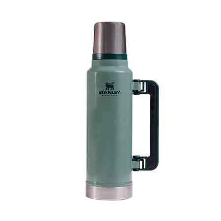 Termo Stanley Clasico Verde 1.4 Lts Con Tapon Cebador