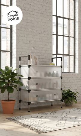 Estantería Zapatero Botinero Organizador con 3 Estantes Paneles  