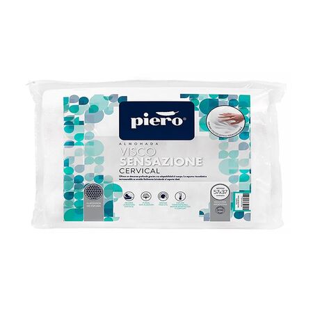 Almohada Piero Visco Sensazione Cervical 57cm x 37cm x 12cm