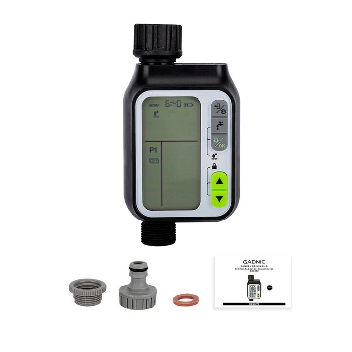 Temporizador de Agua Digital Gadnic RG3030 Controlador de Riego - Vista 7
