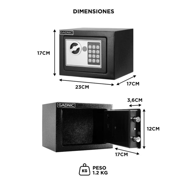 Caja Fuerte Gadnic - Vista 6