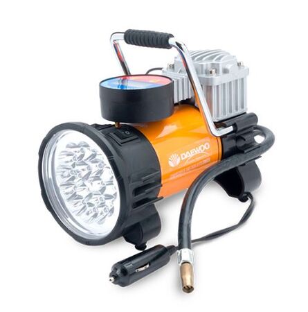 Compresor 12v Con Linterna Dw65l Daewoo