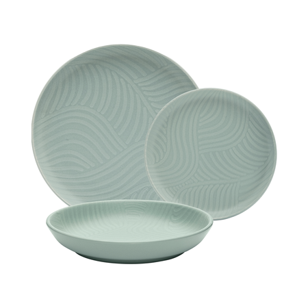 Juego de vajilla Platos x 18 Piezas Oasis para 6 personas