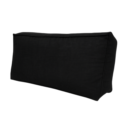 Almohadon 60x40 para Kit Divan Chenille  Negro