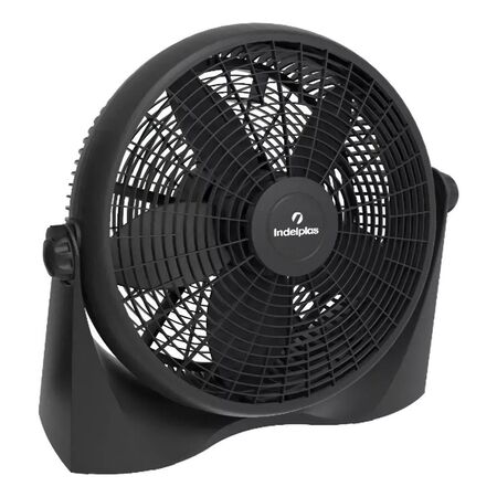 Turbocirculador 16 Pulgadas Indelplas Iv16 60w 3 En 1 Estructura Negro Aspas Negro