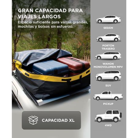 Bolso Porta Equipaje Auto Gadnic Impermeable