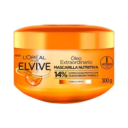 Mascarilla Pelo Elvive Oleo Extraordinario Tratamiento 300ml