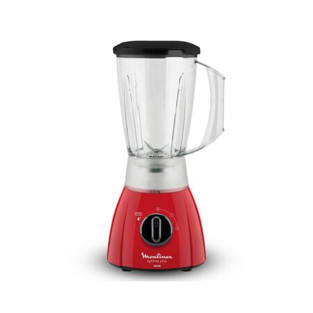 LICUADORA MOULINEX OPTIMIX PLUS ROJA - 2 VEL, 550W, 2LTS. (LM270558)