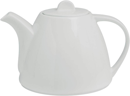 Cafetera 850 Ml C Tapa Porcelana Premium Baralee Simple Plus Blanco
