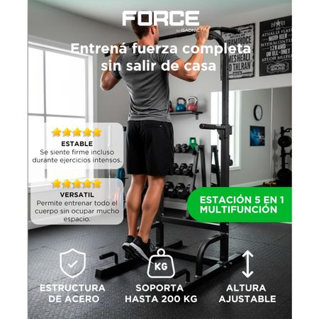 Barra De Dominadas Gadnic Estación Multifunción 200 Kg