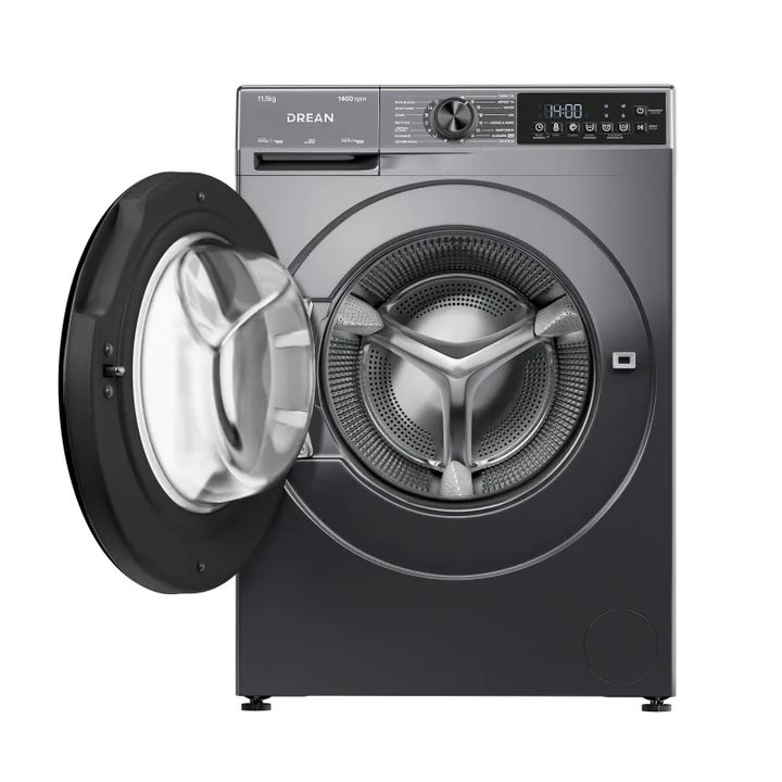 Lavarropas automatico DREAN LFDR1114ISG0 inverter carga frontal 11.5 kg 1400 rpm gris - Vista 6