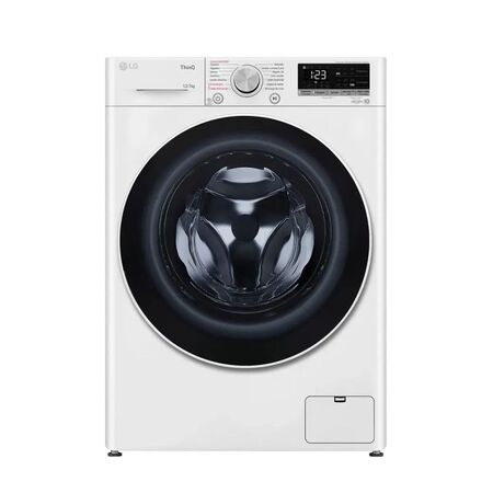 Lavasecarropas LG Carga Frontal 12/7Kg AI DD Inverter Blanco WD12WVC4S6