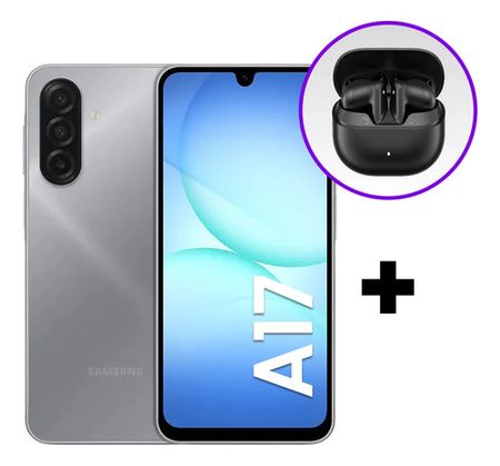 Combo Celular Samsung A17 128/4GB Gray + Havit TW888 Lite