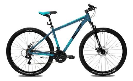 Bicicleta Slp Mtb Aluminio 10 Pro Rodado 29 T20 2025 Shimano Celeste