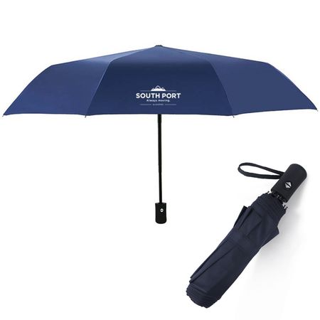 Paraguas Corto Azul South Port by Gadnic Apertura Automática 