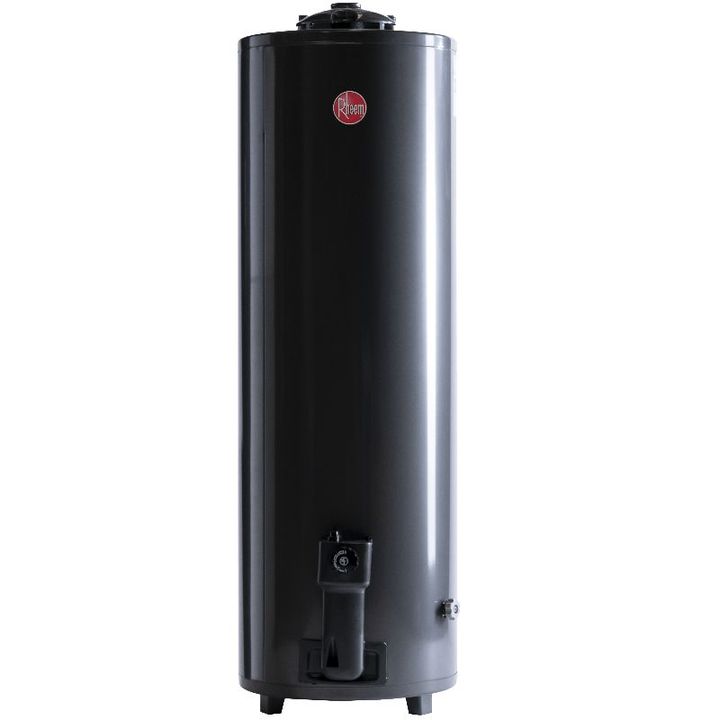 Termotanque Rheem 120L Gn Gris De Pie Conexion Superior - Vista 1