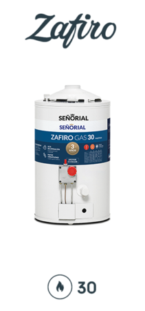 TERMOTANQUE SEÑORIAL PIECOLGAR 30L BIGAS ZAFIRO 330000