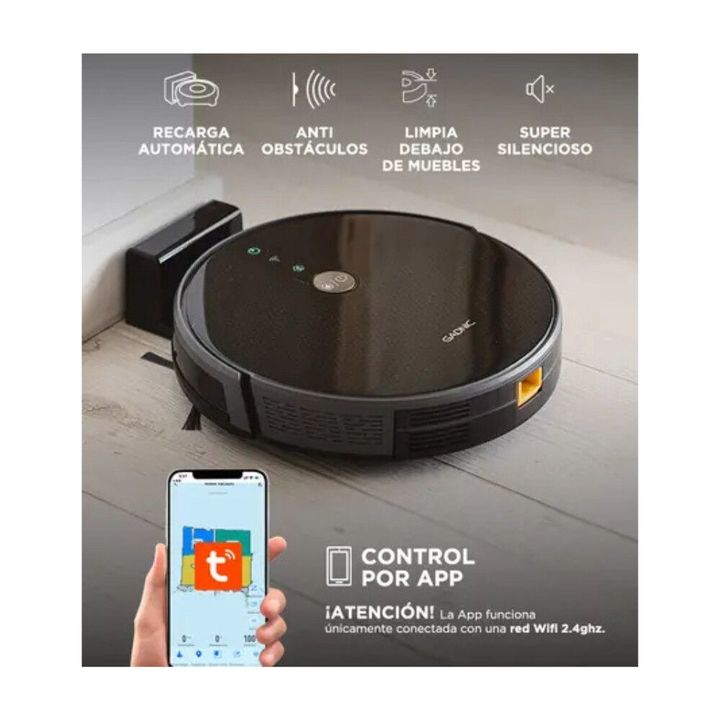 Aspiradora Robot Gadnic Z900 Trapeadora 3 Modos 200m2 App Silenciosa - Vista 5