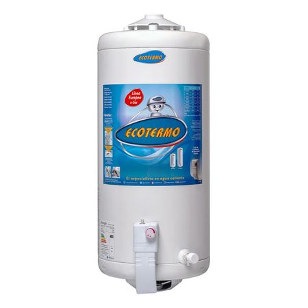 Termotanque De Colgar Ecotermo Le80 Ge Gas Envasado 80l Blanco