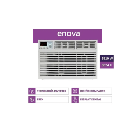 Aire Acondicionado Enova Ventana Inverter 3235W Frío Solo