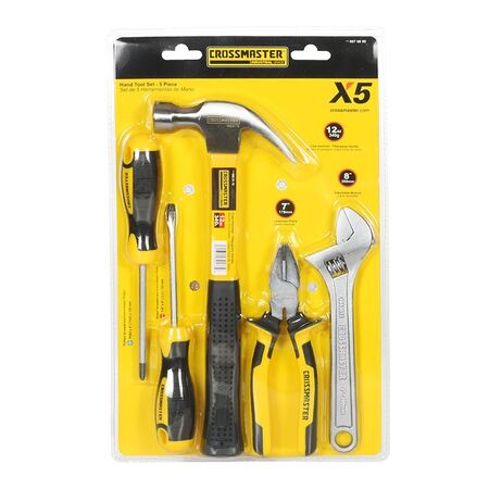 Set 5 Herramientas De Mano Crossmaster
