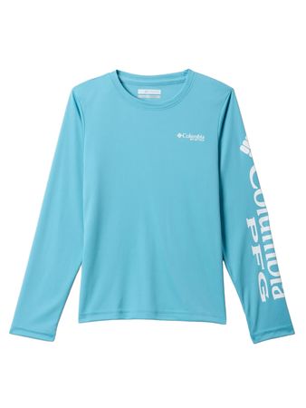 Remera Columbia Terminal Tackle Kids Niños Pesca Azul
