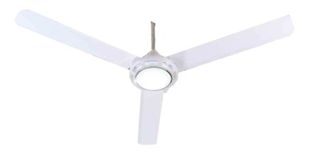 Ventilador De Techo Embassy 3 Palas 140 Cm 70w Luz Led 1.4 M Blanco Metal 3