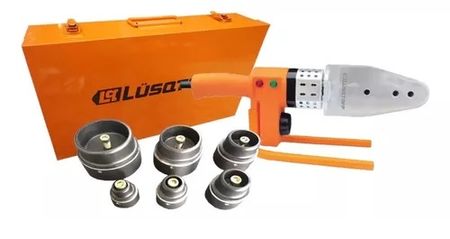 Termofusora 800w Lusqtoff Ltf-6308r Con Boquillas Y Maletin
