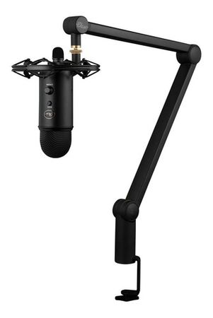 Kit Estudio Blue Yeticaster Microfono Brazo Flexible Pc Web