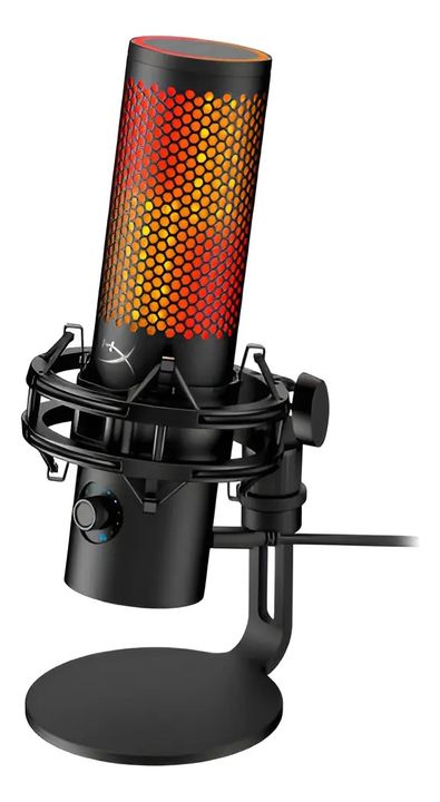 Micrófono Hyperx Quadcast 2 S Usb 9a273aa Rgb Filtro Pop - Vista 1