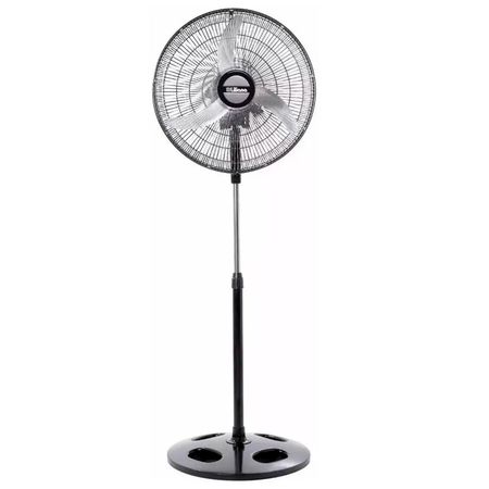 Ventilador de Pie Liliana 20" Parrilla Negra Aspas Metalicas