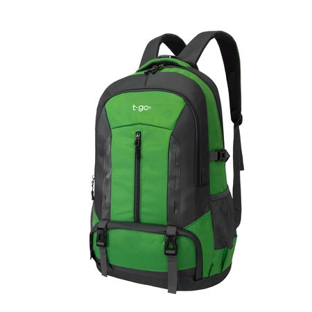 Mochila  Urbana de Viaje 47 litros Reforzada Ajuste Pectoral 5 Bolsillos EM160