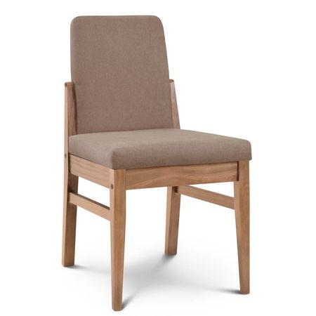 Silla de Comedor Baku Tapizado Sunny Mustang lustre Abedul Espacity