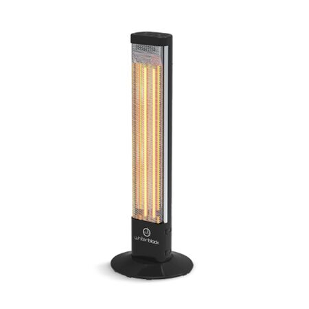 Estufa Vertical Infrarrojo 600/1200 Watts Whitenblack Wbcvwb04