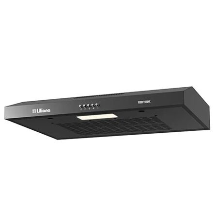 Purificador Liliana Compacto Negro 1 Motor 250m3/h KP981N