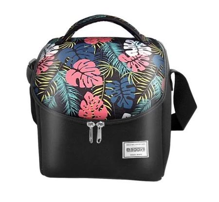 Lunchera Termica Neoprene Flores