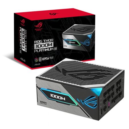 Fuente ASUS ROG Thor 1000W Gaming ATX 3.1 PCIE 5.1 80 Plus Platinum