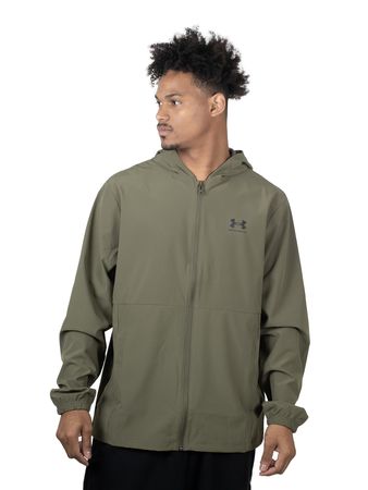 Campera Under Armour Vibe Windbreaker Hombre Moda Verde