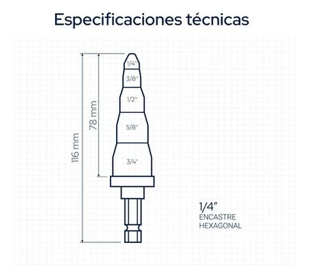 Expansor Bremen de Tubos Refrigeracion 5 en 1 Pulgadas