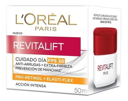 Crema Día Loreal Revitalift Fps30 Antiedad Antiarrugas 50ml