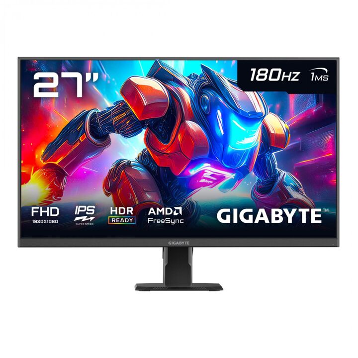 Monitor Gamer Gigabyte 27" GS27FA-SA 1MS - 180Hz - Vista 1