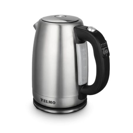 PAVA ELÉCTRICA YELMO PE-3911 1.7 LITROS 2200 WTS DIGITAL ACERO INOXIDABLE PLATEADO