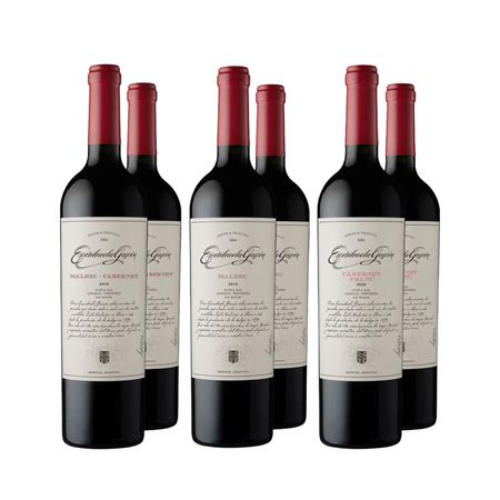 Set Vinos Tintos Escorihuela Gascon Seleccion x 6 Con Estuche