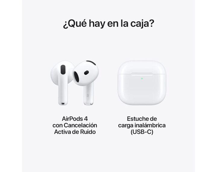 Apple AirPods 4ta Generación con Cancelación Activa de Ruido - Vista 3