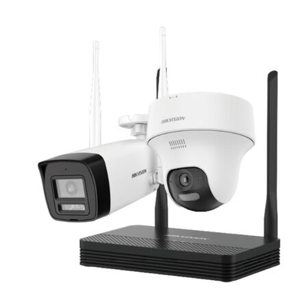 Kit Camara Hikvision NVS WiFi 2 MP 1 Cam Bullet 1 Cam Turret NKS422W02H