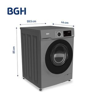 Lavarropas BGH BWFE06S24AR 6Kg 1000Rpm Inverter Carga Frontal Silver