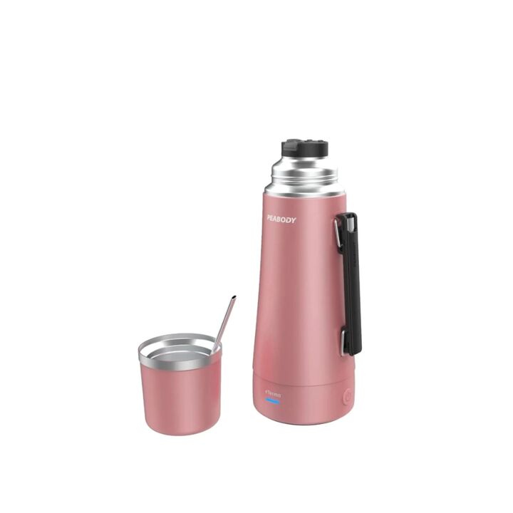 TERMO PEABODY ELÉCTRICO CON MATE (C:ROSA PE-ETA1001G) - Vista 2